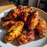 Air Fryer Crispy Lemon Herb Garlic Wings