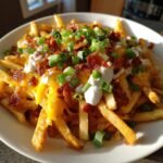 Air Fryer Crispy Loaded Bacon Cheese Fries