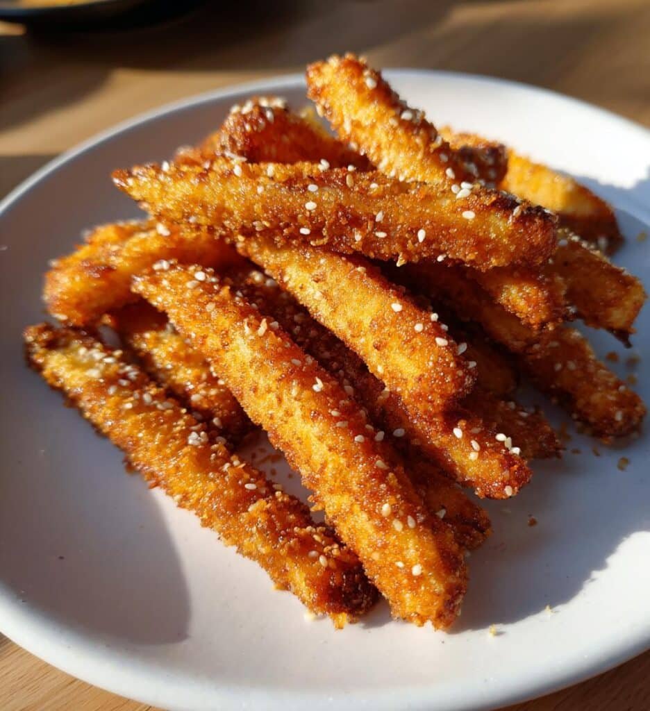 Air Fryer Crispy Sesame Crusted Fries