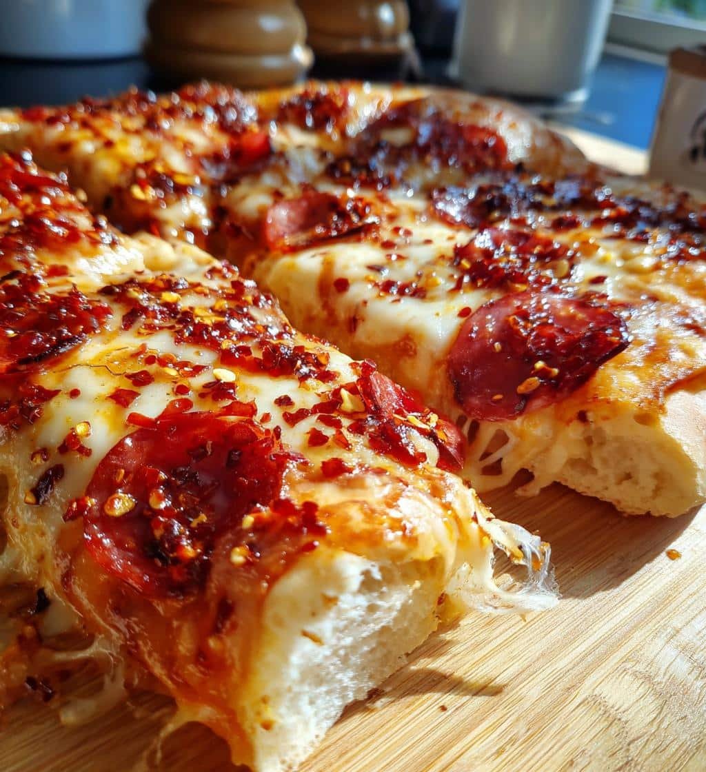 Air Fryer Delicious Honey & Hot Pepper Pizza - detail 1