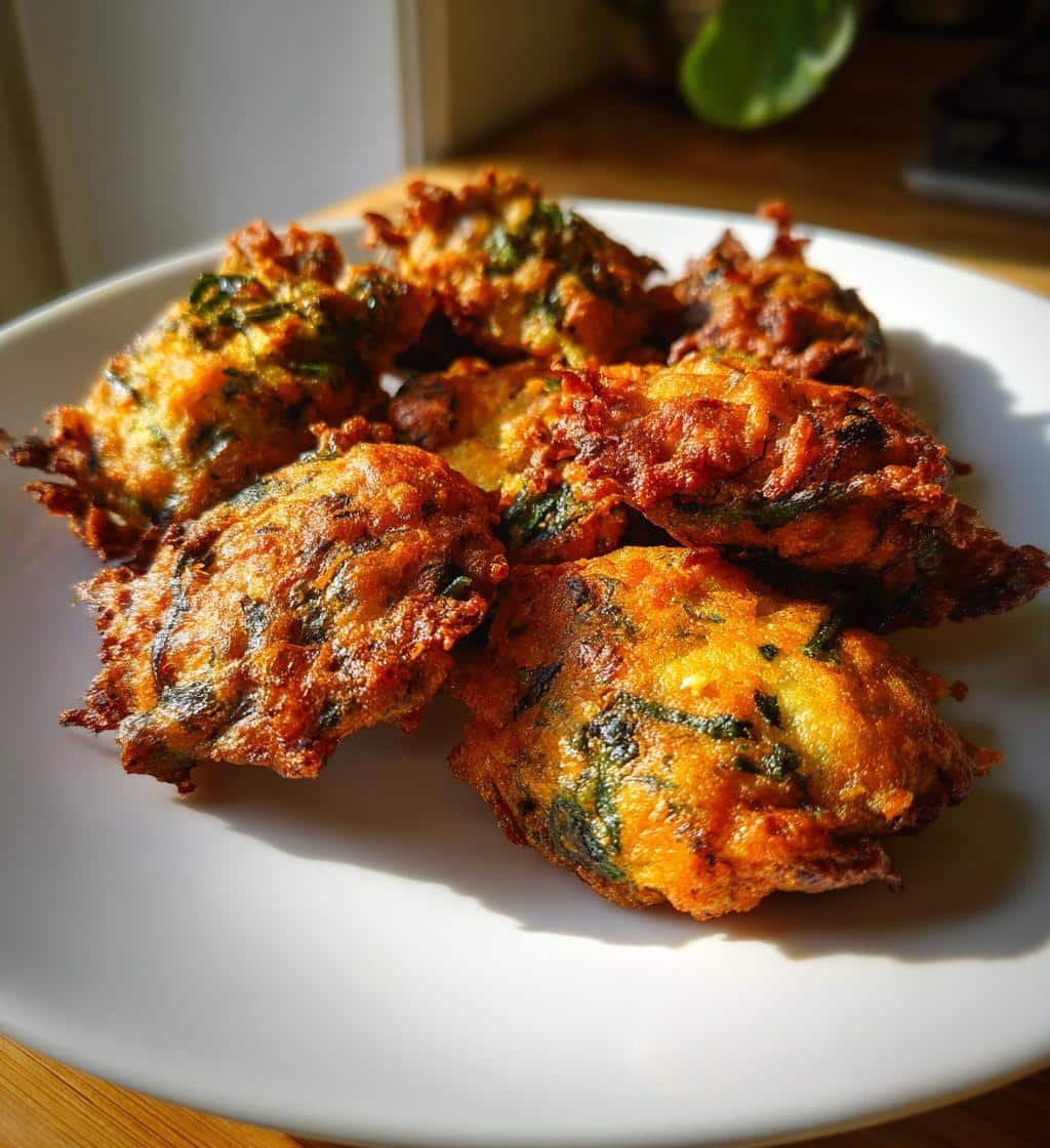 Air Fryer Delicious Pakora Spinach - detail 1