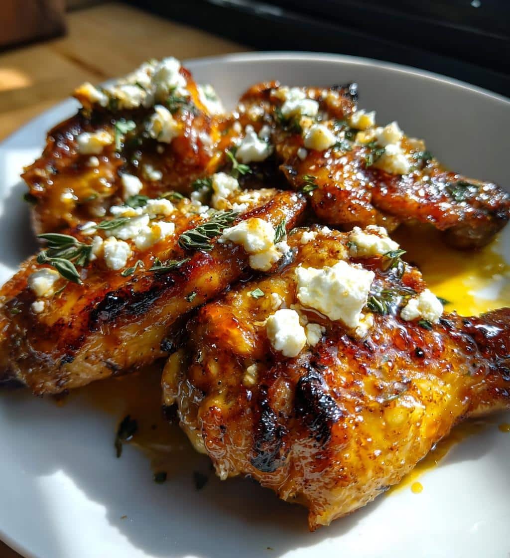 Air Fryer Easy Hot Honey Feta Chicken - detail 1