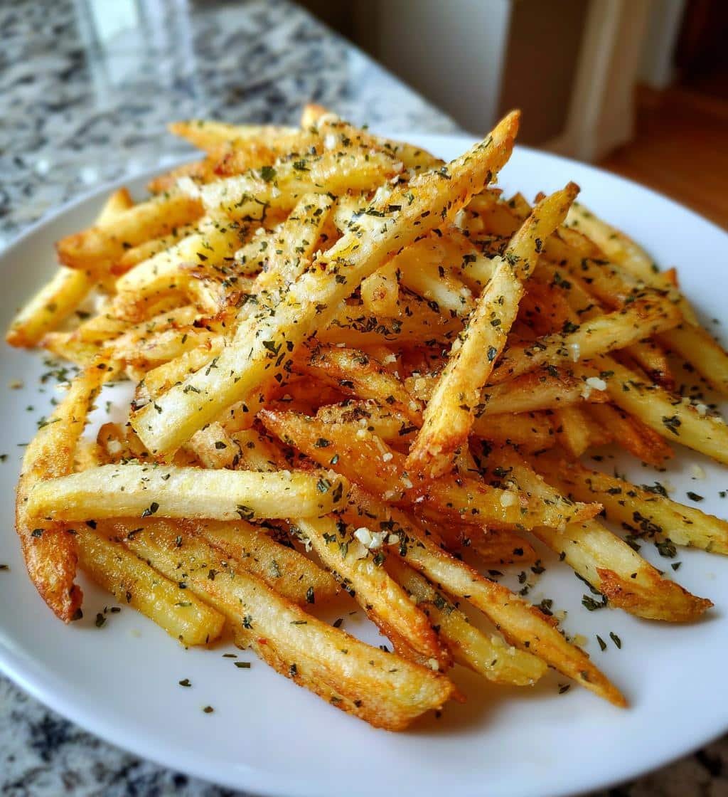 Air Fryer Garlic Butter Herb Fries - detail 1