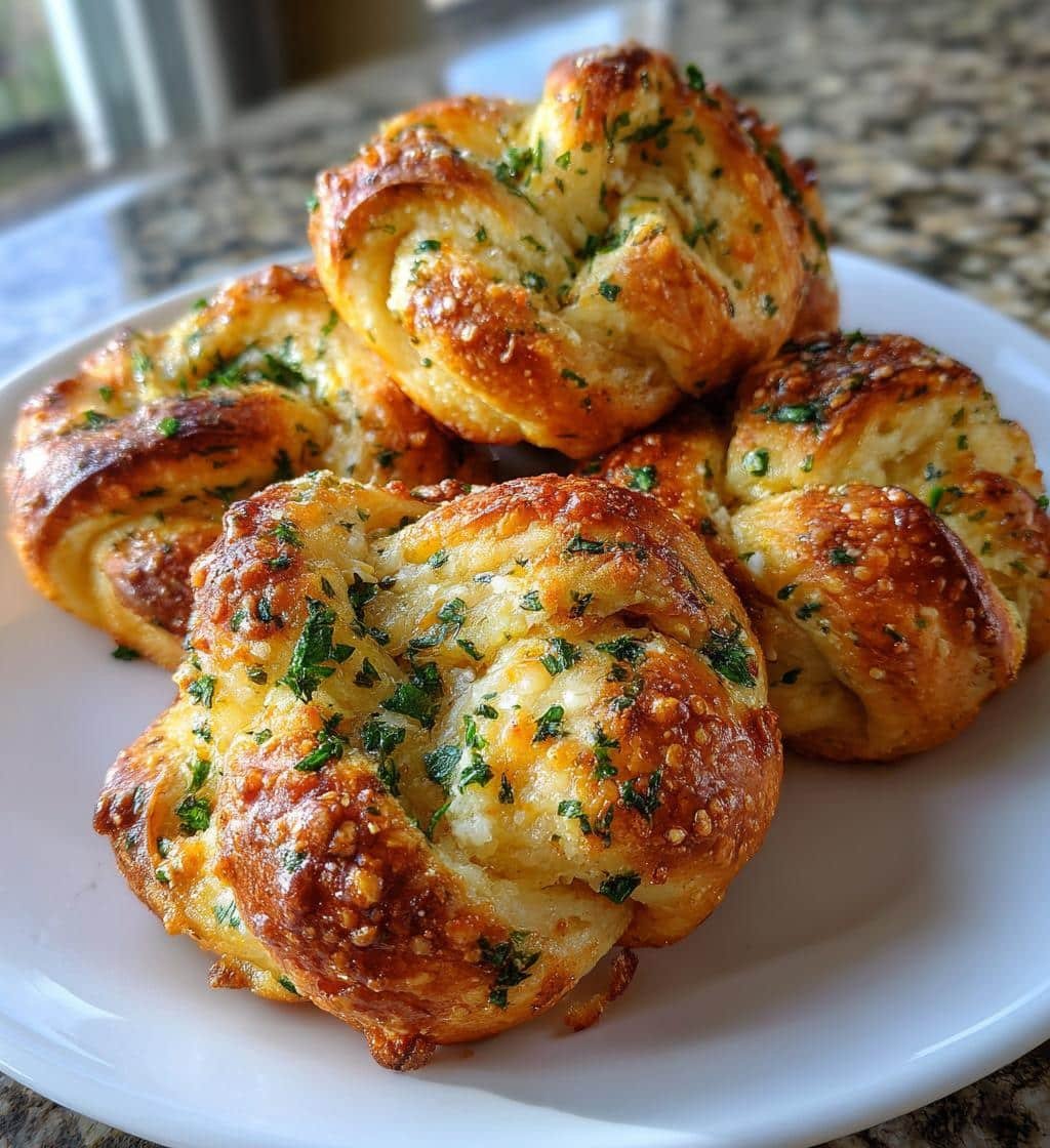 Air Fryer Homemade Garlic Knots Recipe