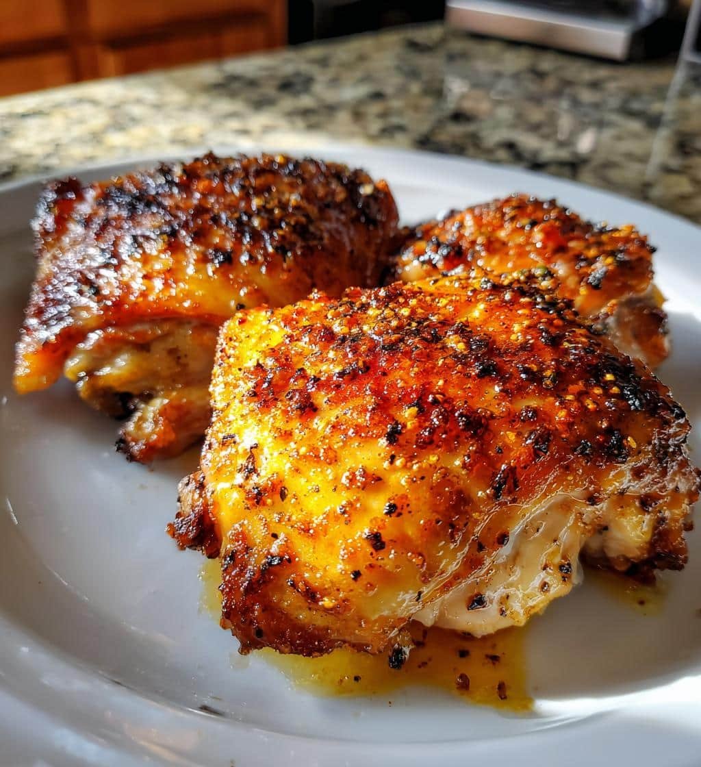 Air Fryer Juicy Baked Chicken Thighs - detail 1
