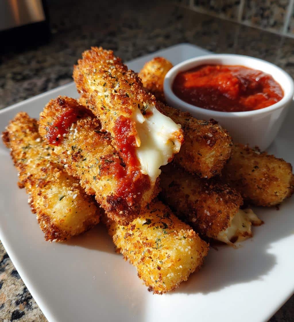 Air Fryer Kid-Friendly Mozzarella Sticks - detail 1