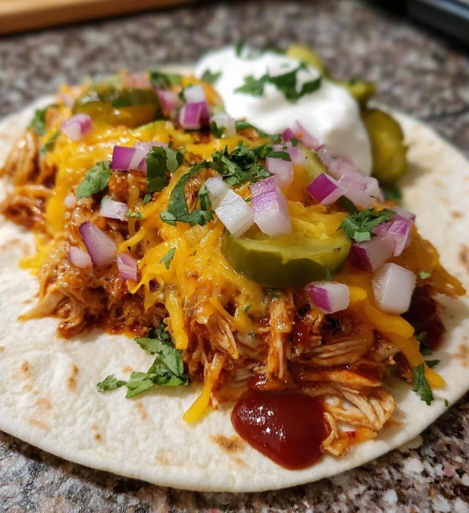 Air Fryer Loaded Pulled Pork