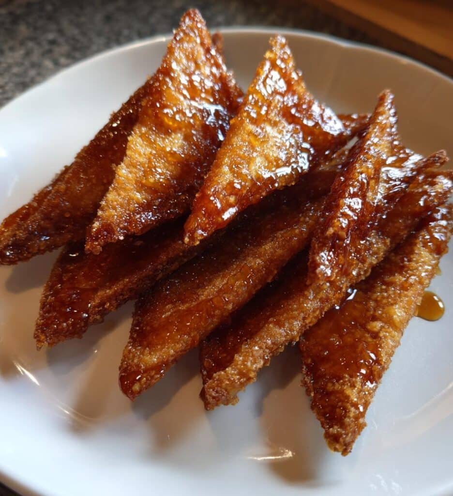 Air Fryer Maple Cinnamon Tortilla Crisps