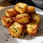Air Fryer Parmesan Crusted Potatoes
