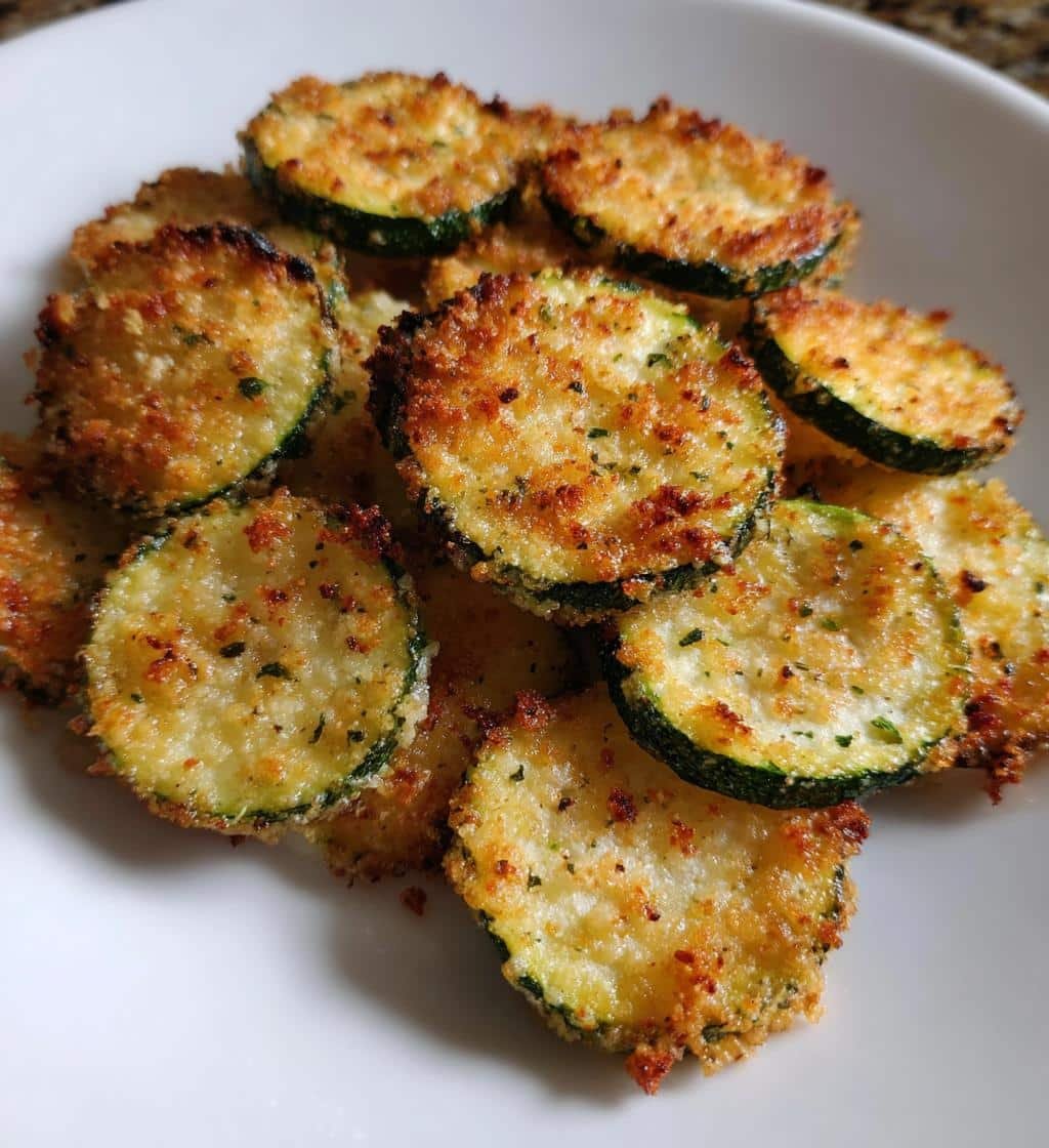 Air Fryer Parmesan Zucchini Chips - detail 1