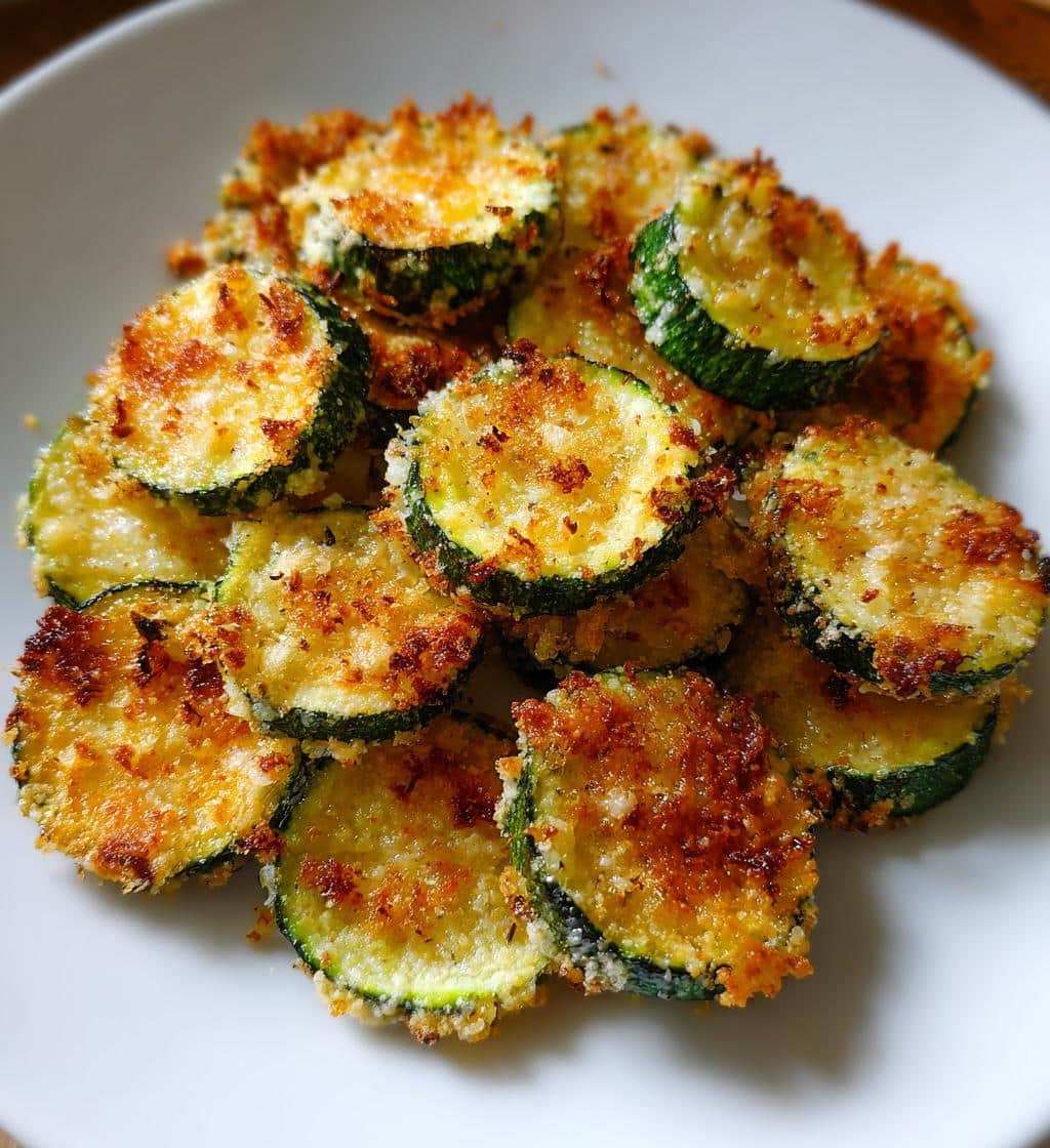 Air Fryer Parmesan Zucchini Chips