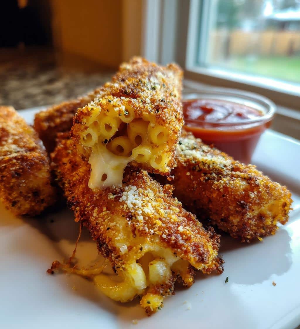 Air Fryer Pizza Mac-and-Cheese Sticks - detail 1