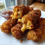 Air Fryer Pizza Mac-and-Cheese Sticks