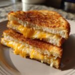 Air Fryer Potato Bread Grilled Cheese