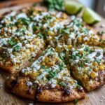 Air Fryer Quick Mexican Street Corn Pizza