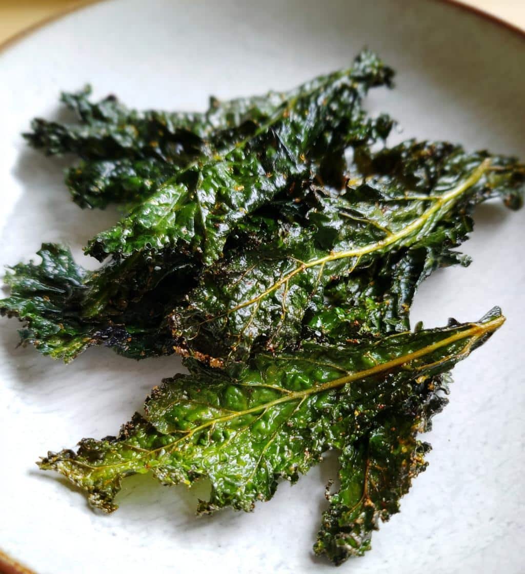 Air Fryer Ranch-Flavored Kale Chips