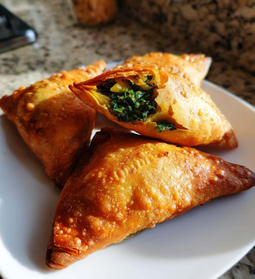 Air Fryer Samosas Spinach Potato - detail 1