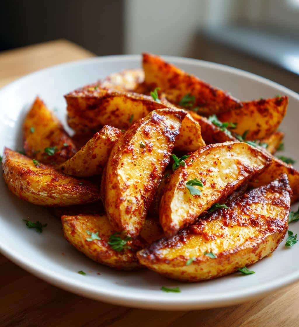 Air Fryer Spanish Patatas Bravas-Style Wedges