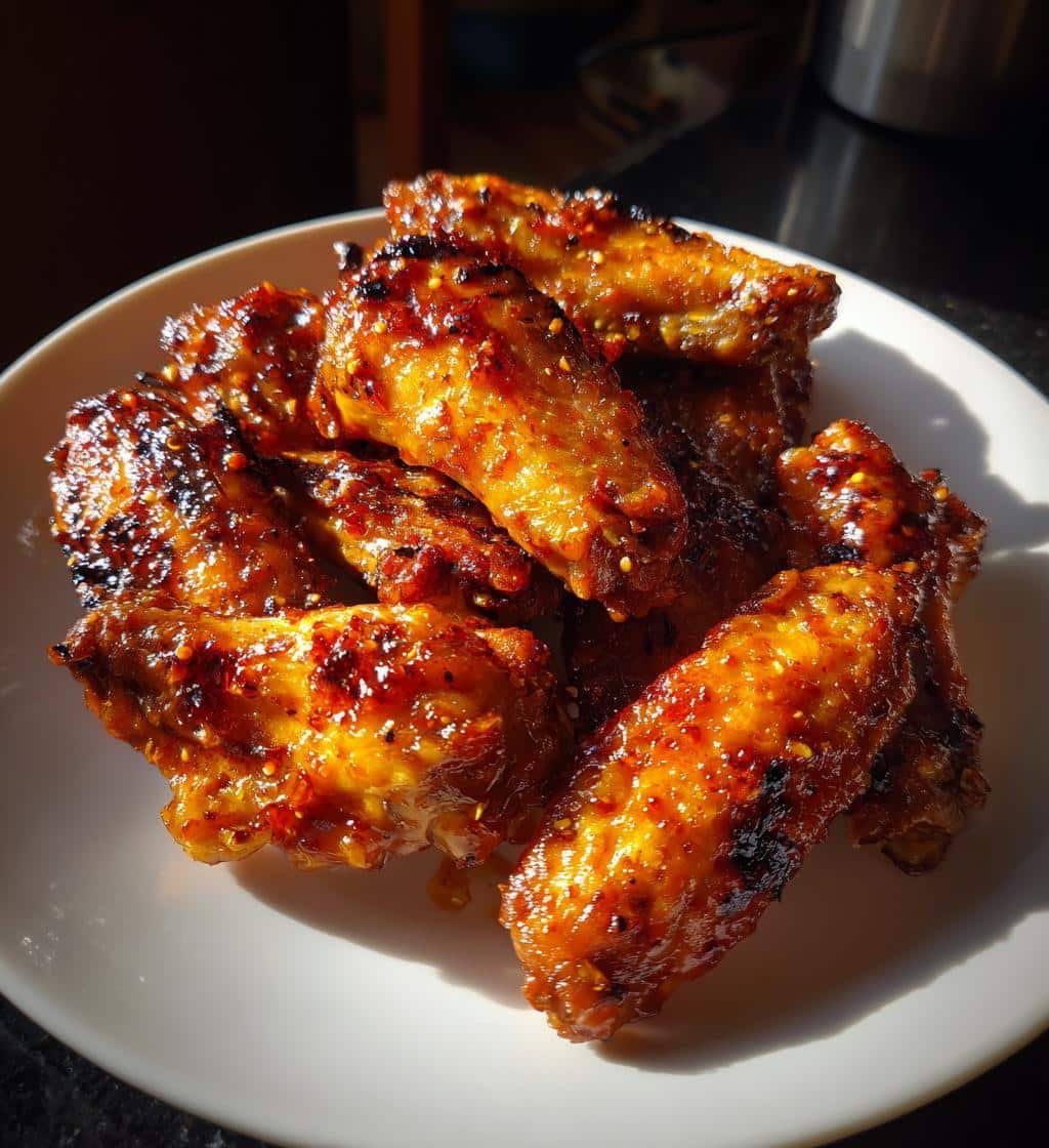 Air Fryer Sweet Soy Ginger Glazed Wings - detail 1