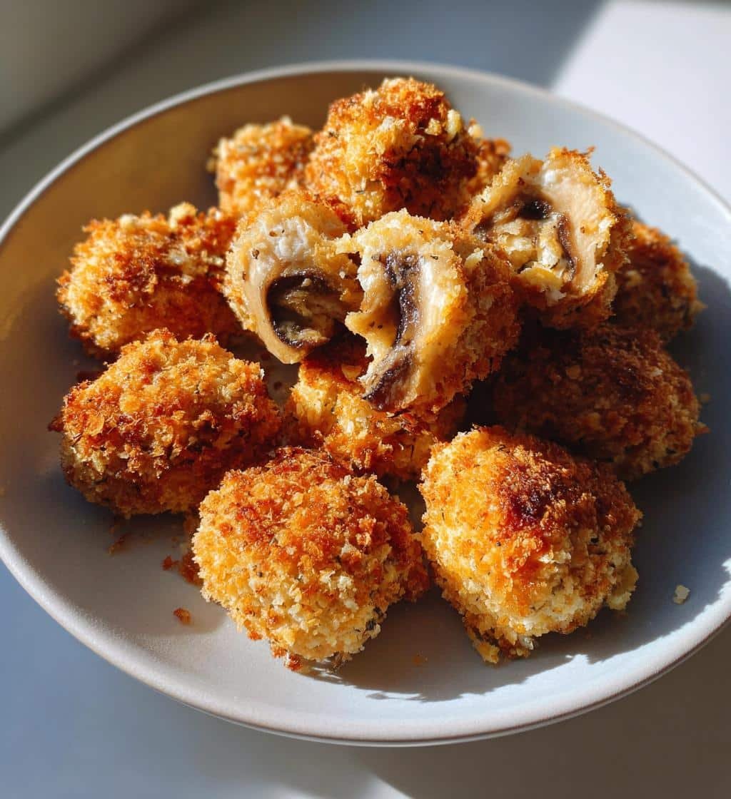 Air Fryer Truffle Mushroom Nuggets - detail 1