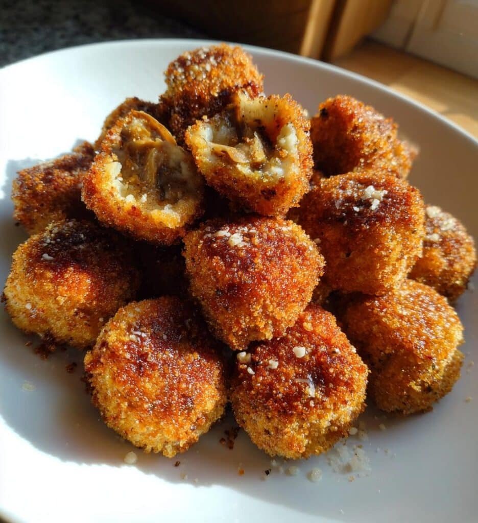 Air Fryer Truffle Mushroom Nuggets