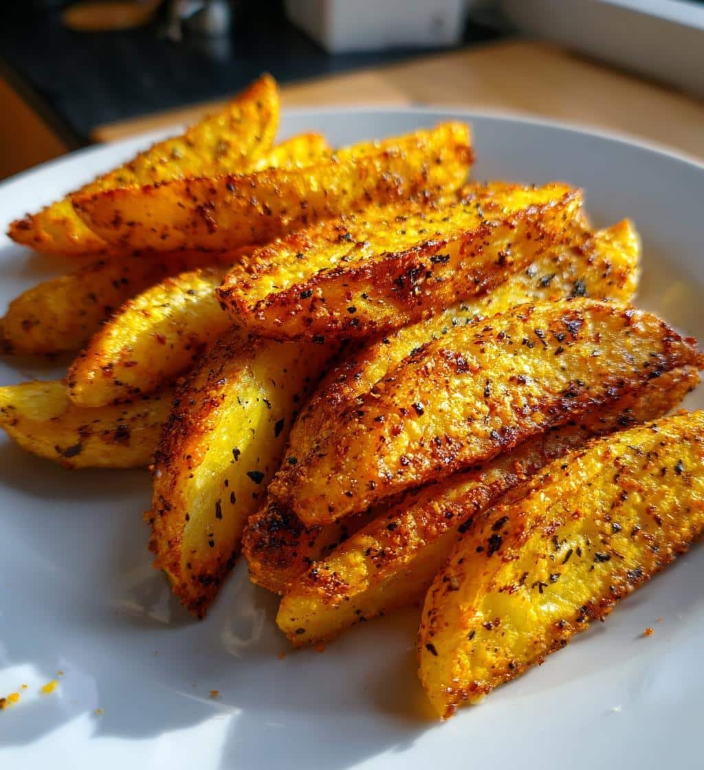 Air Fryer Viral TikTok-Inspired Parmesan Turmeric Wedges - detail 1