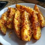 Air Fryer Viral TikTok-Inspired Parmesan Turmeric Wedges