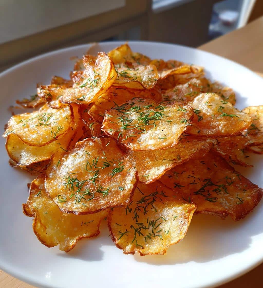 Air Fryer White Vinegar & Dill Chips - detail 1