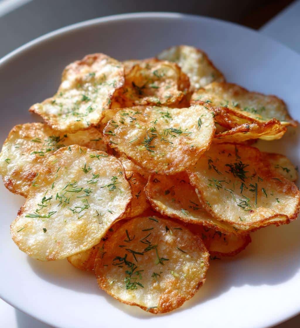 Air Fryer White Vinegar & Dill Chips