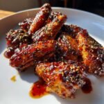 Asian BBQ Glaze Air Fryer Wings
