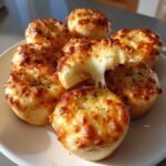 Cheesy Air Fryer Garlic Pizza Rolls