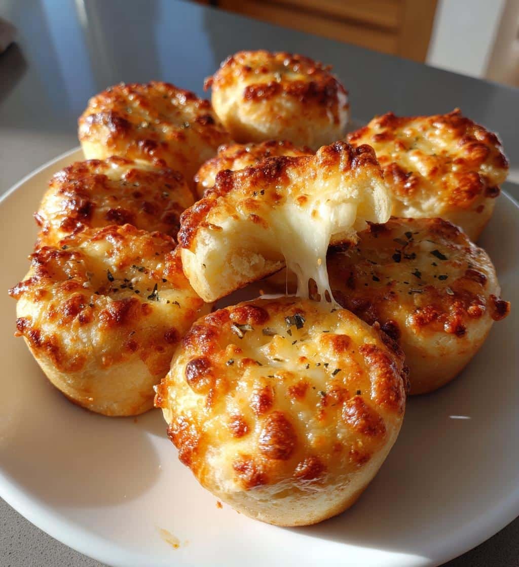 Cheesy Air Fryer Garlic Pizza Rolls