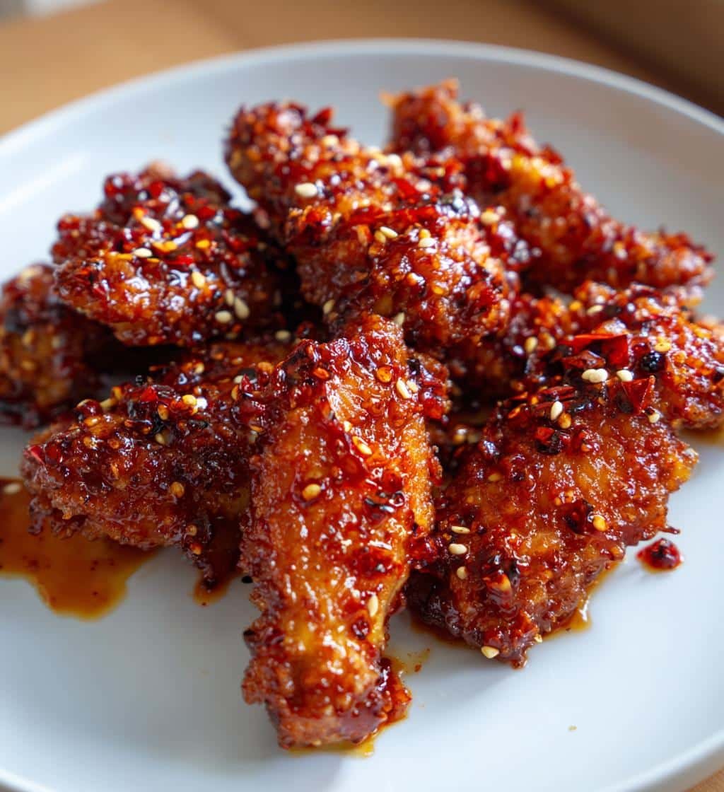 Delicious Spicy Miso Chili Oil Air Fryer Wings