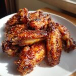 Homemade Chipotle Lime Honey Air Fryer Wings